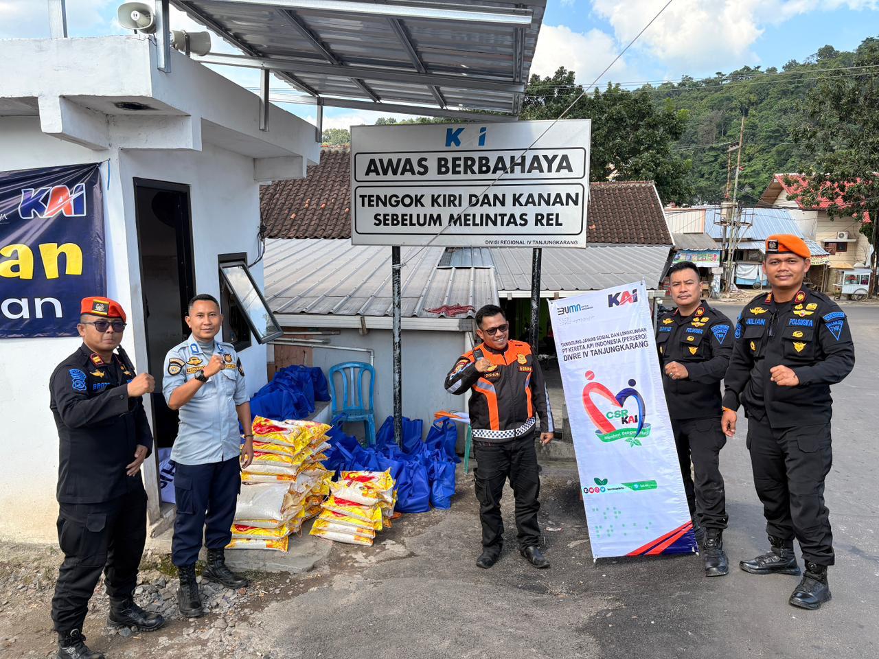 KAI Divre IV Tanjungkarang Realisasikan 24 Program TJSL Senilai Rp812 Juta pada Semester I 2026