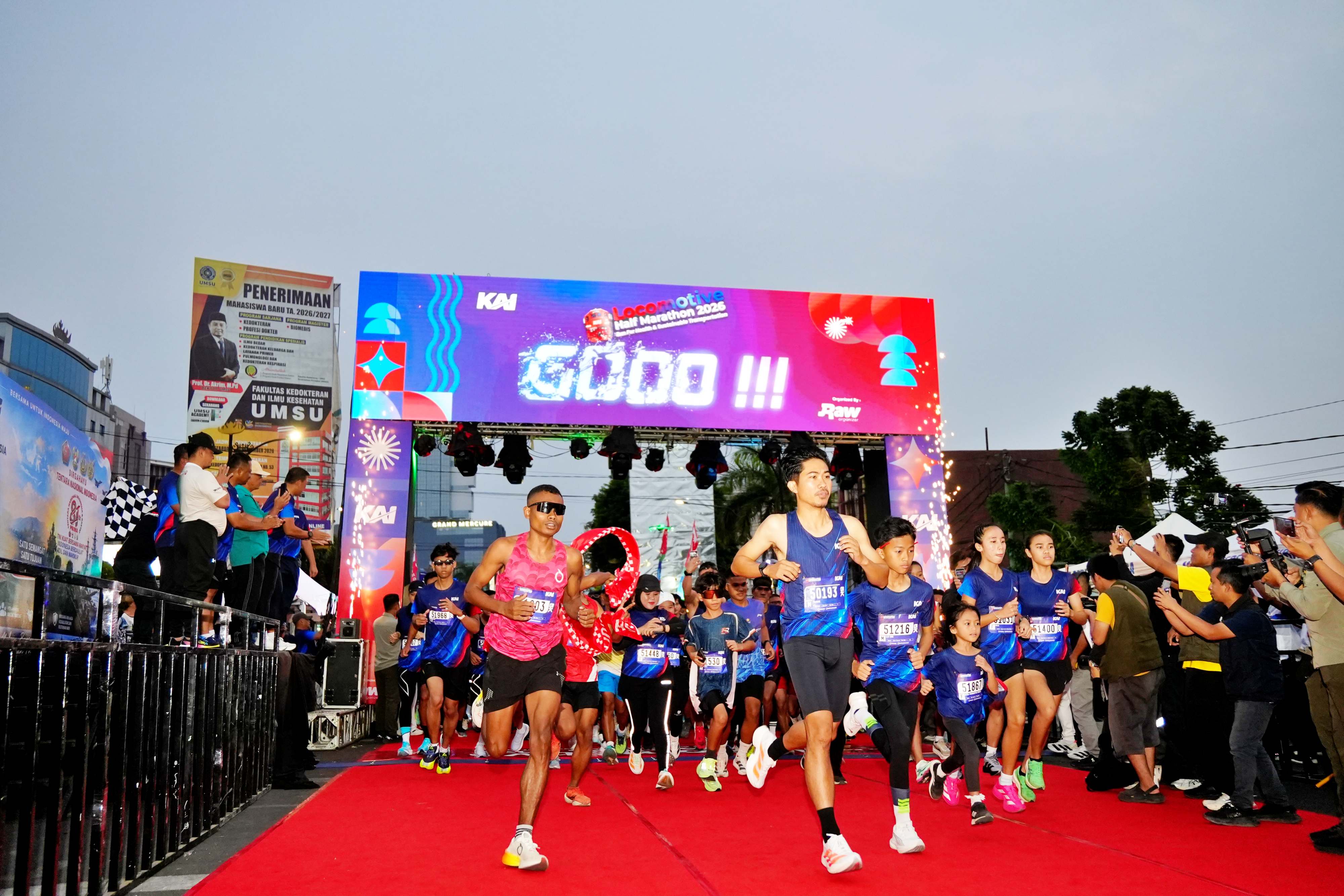 3.000 Peserta Ikuti Locomotive Half Marathon 2026 di Bandar Lampung